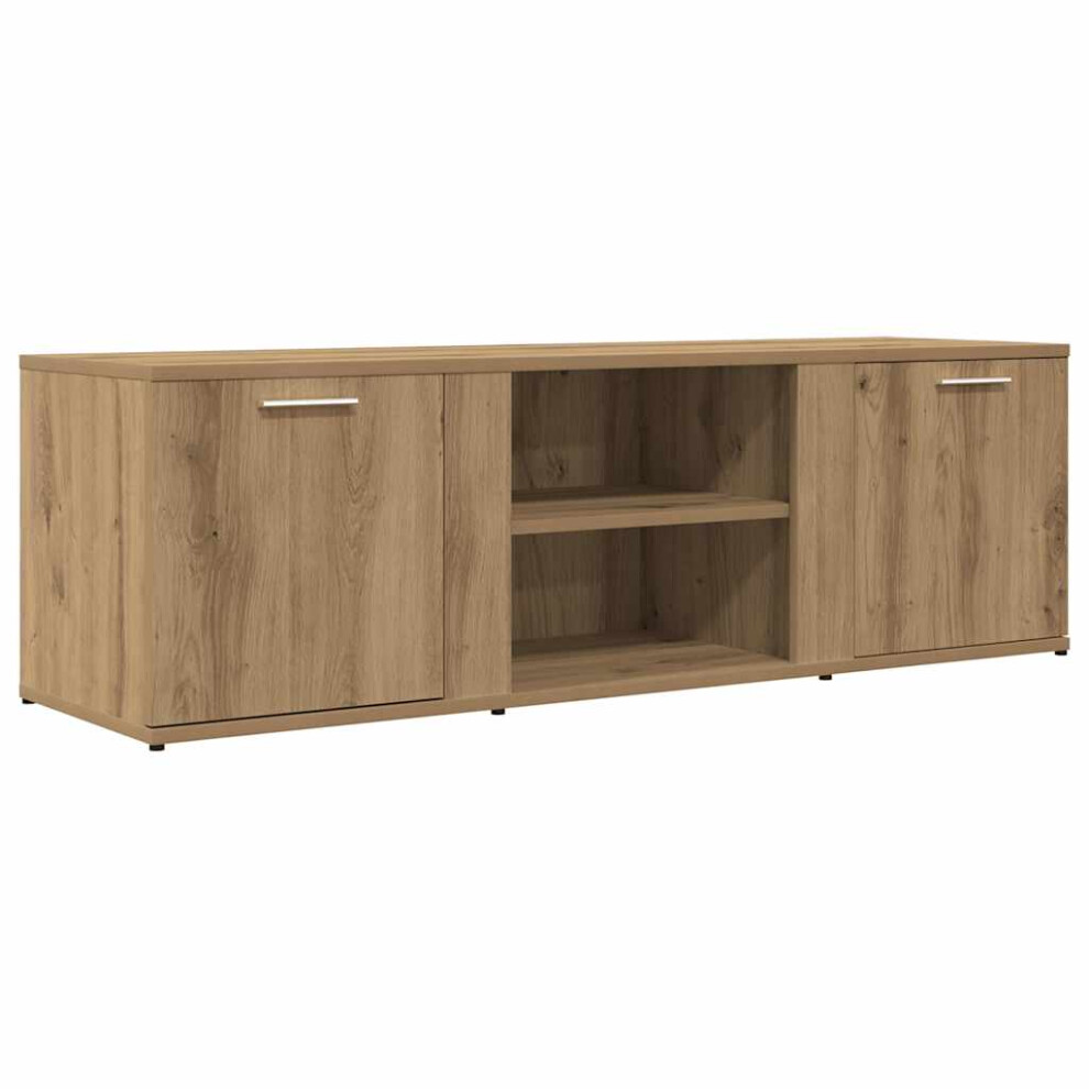 Vidaxl Tv Cabinet Artisan Oak 120X34x37 Cm Engineered Wood Tv Stand