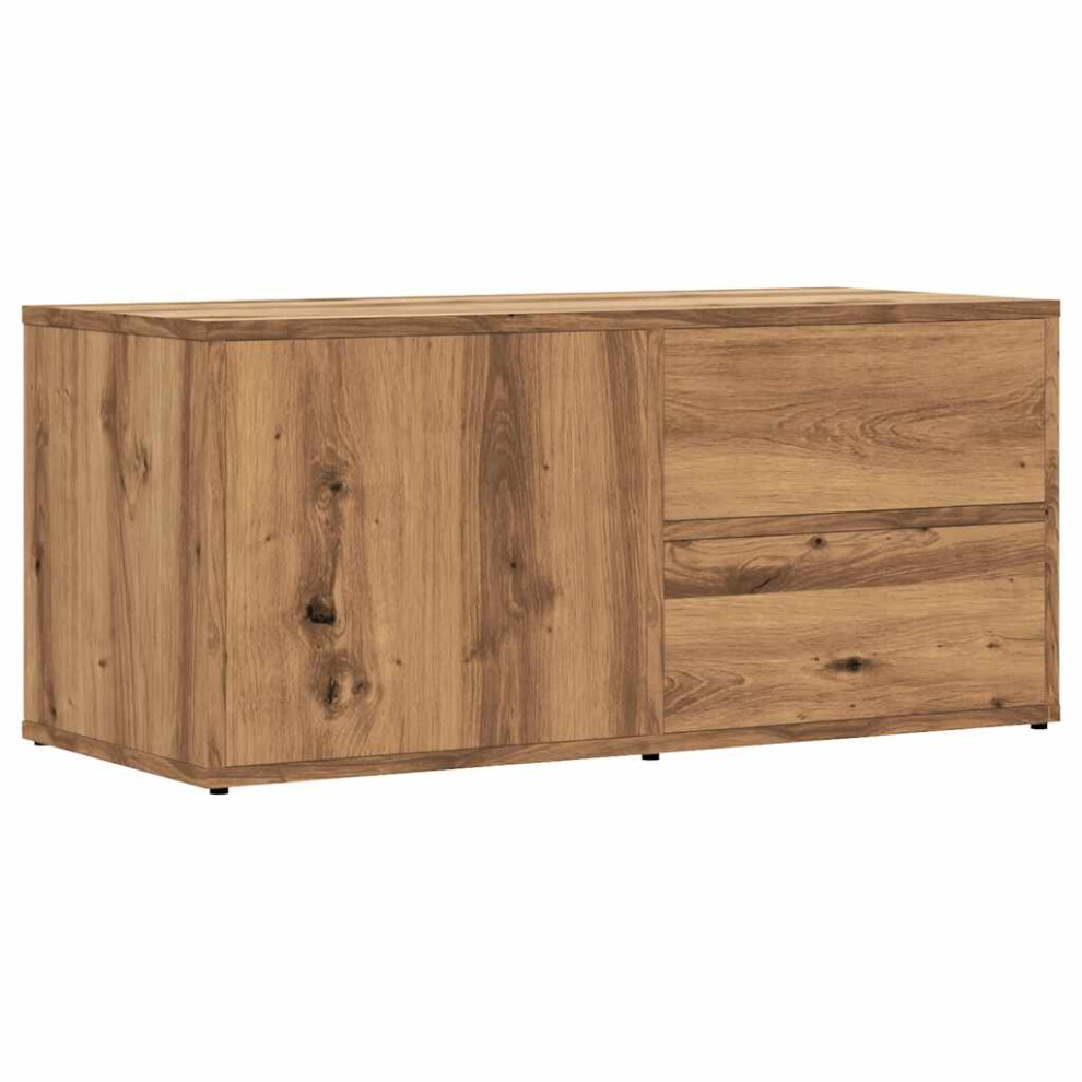 Vidaxl Tv Cabinet Artisan Oak 80X34x35.5 Cm Engineered Wood Tv Stand