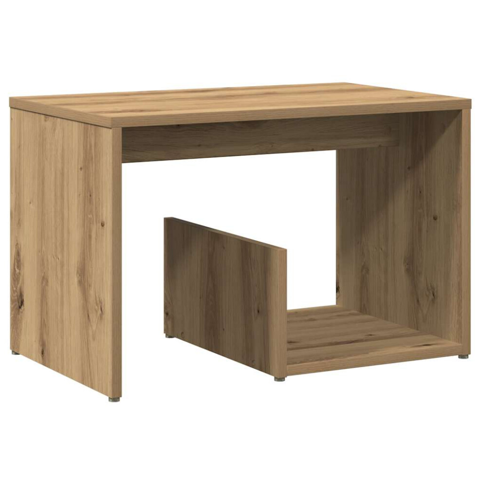 Vidaxl (Artisan Oak) Side Table Engineered Wood Magazine Rack Couch Table Multi Colours
