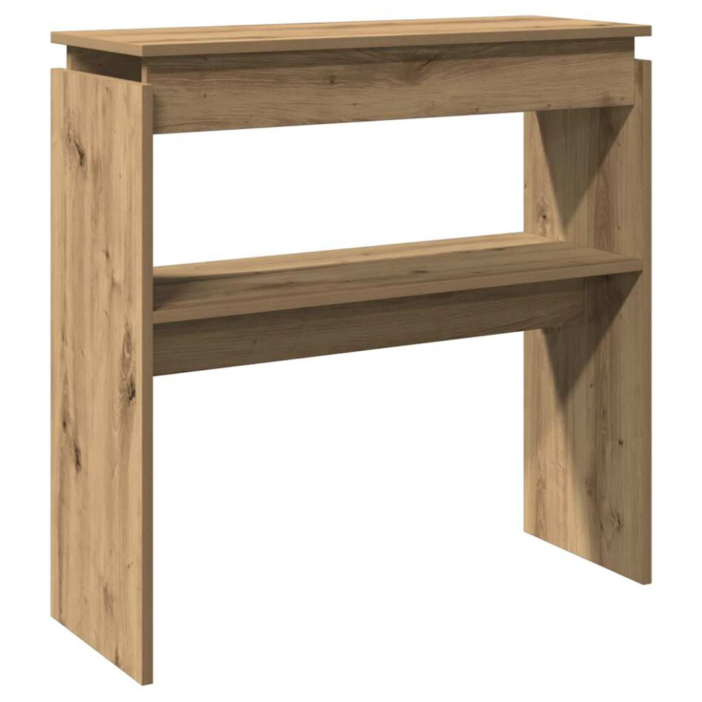 Vidaxl (Artisan Oak) Console Table Hallway Accent Couch Table End Side Table Engineered Wood