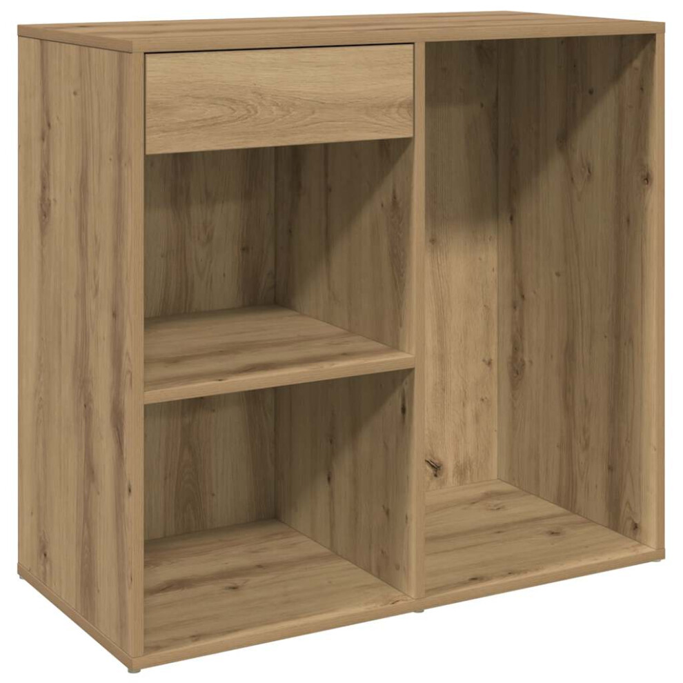 Vidaxl (Artisan Oak) Cosmetic Cabinet Dressing Room Storage Makeup Cupboard Engineered Wood