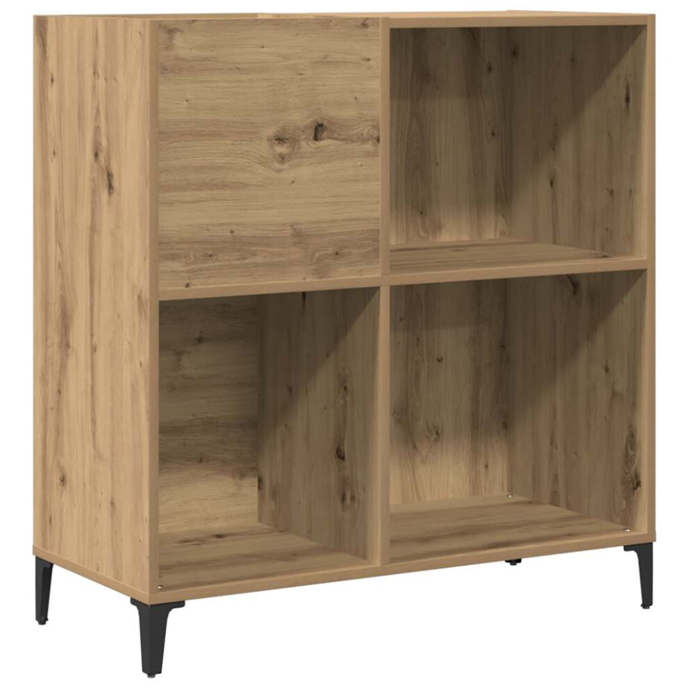 Vidaxl (Artisan Oak) Record Cabinet Sideboard Storage Cabinet Engineered Wood