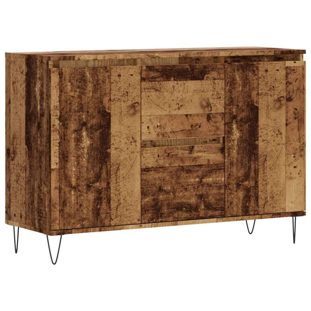 Vidaxl Sideboard Side Cabinet Cupboard Highboard Old Wood Engineered Wood