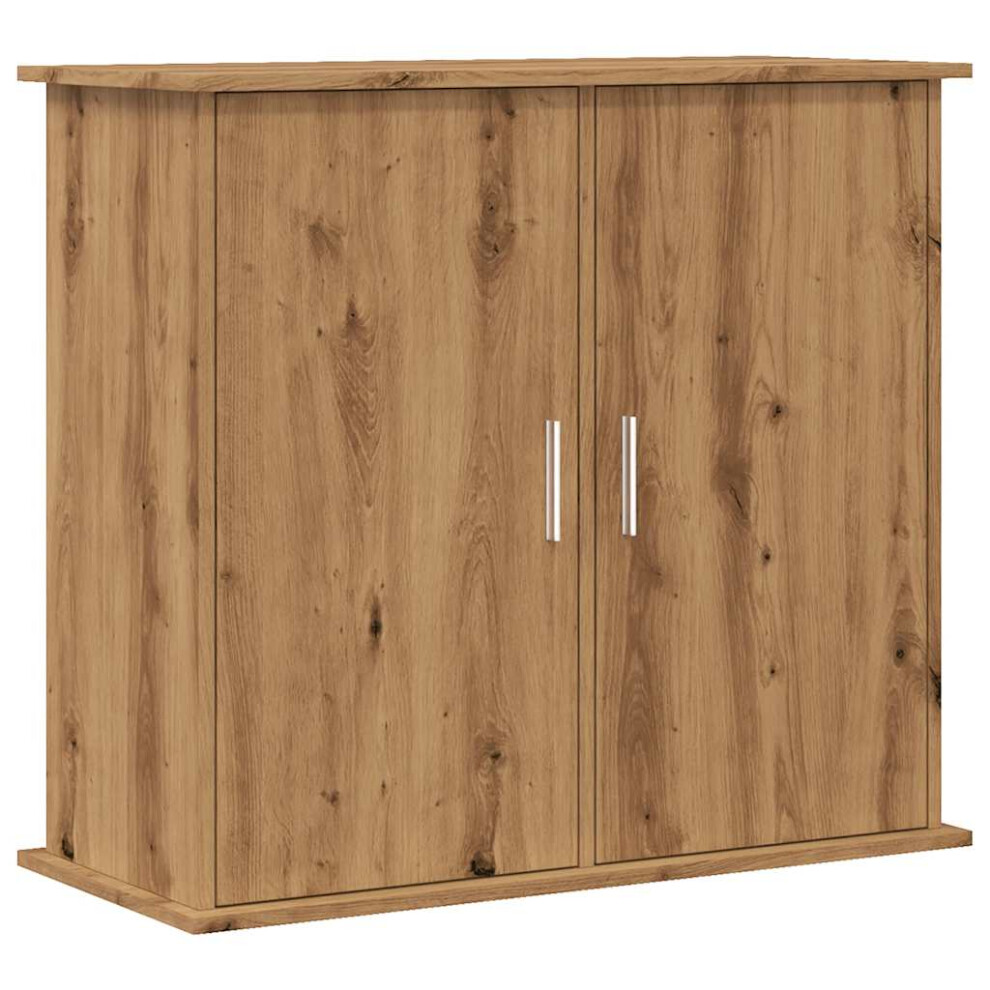 (artisan oak, 81 x 36 x 73 cm) vidaXL Aquarium Stand Artisan Oak 81x36x73 cm Engineered Wood