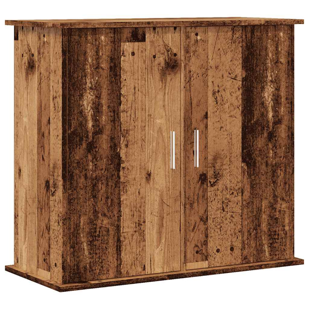 Vidaxl (Old Wood, 81 X 36 X 73 Cm) Aquarium Stand Artisan Oak 81X36x73 Cm Engineered Wood