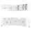 VidaXL (high gloss white) vidaXL 11 Piece Kitchen Cabinet Set Lucca Black Engineered Wood 1