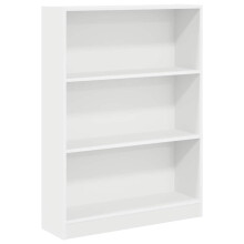 (white, 80 x 24 x 109 cm) vidaXL Book Cabinet Display Rack Bookshelf Storage Shelf Rack Engineered Wood
