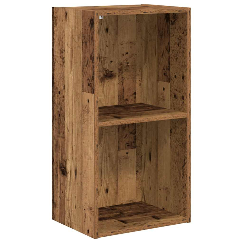 Vidaxl Bookcase Bookshelf Storage Cabinet Book Stand Old Wood Engineered Wood