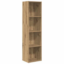vidaXL Bookcase Storage Rack Cabinet Bookshelf Artisian Oak Engineered Wood