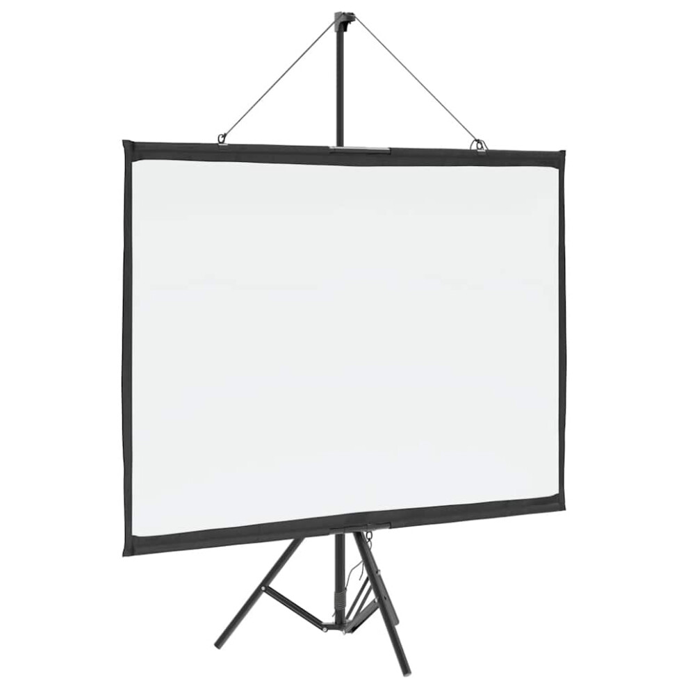 Vidaxl (72'' (4:3)) Projection Screen With Tripod Home Theater Presentation Screen 1:1
