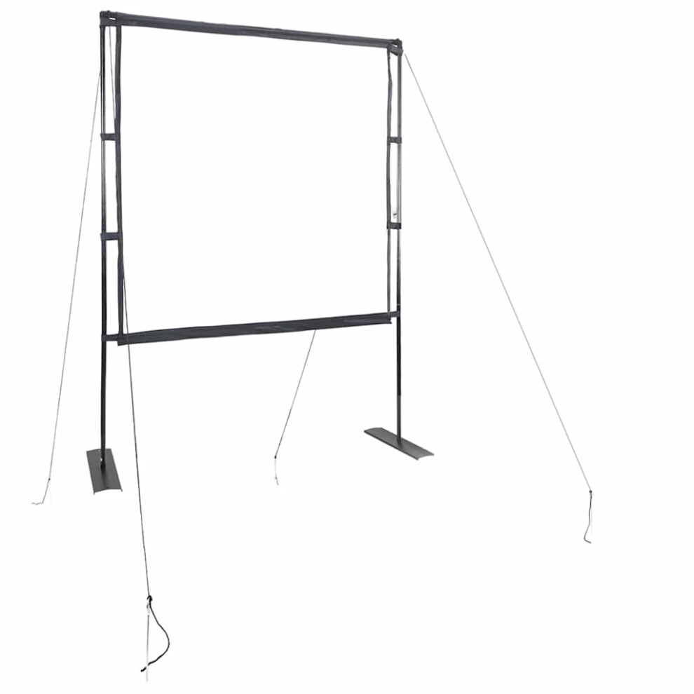 (89'' (1:1)) Vidaxl Projection Screen With Stands Home Theater Presentation Screen 4:3 8721158510105