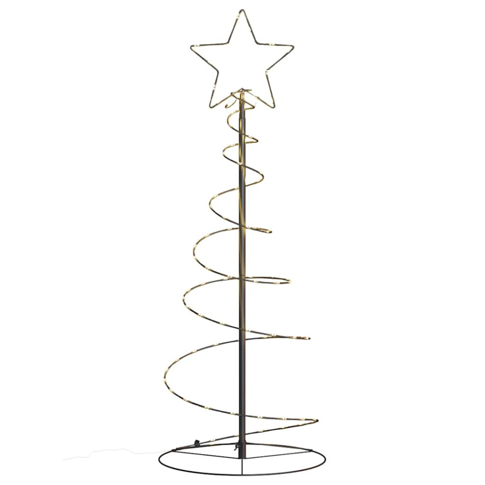 Vidaxl () Christmas Tree Christmas Decoration Hanging Fairy Cone Black/Light