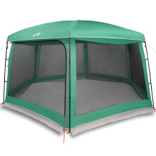 (sea green, 670 x 590 cm) vidaXL Pool Tent with Removable Fly & Mesh Walls Azure Blue 618x532 cm