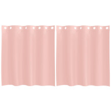 (pink, 140 x 140 cm) vidaXL Voile Curtains with Grommets 2 pcs Apple Green 140x225 cm net curtain