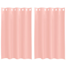 (pink, 140 x 175 cm) vidaXL Voile Curtains with Grommets 2 pcs Apple Green 140x225 cm net curtain