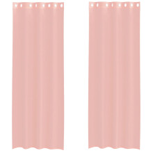 (pink, 140 x 260 cm) vidaXL Voile Curtains with Grommets 2 pcs Apple Green 140x225 cm net curtain
