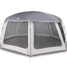 (grey, 690 x 690 cm) vidaXL Pool Tent with Removable Fly & Mesh Walls Sea Green 510x510 cm