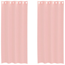 (pink, 140 x 225 cm) vidaXL Voile Curtains with Grommets 2 pcs Apple Green 140x225 cm net curtain