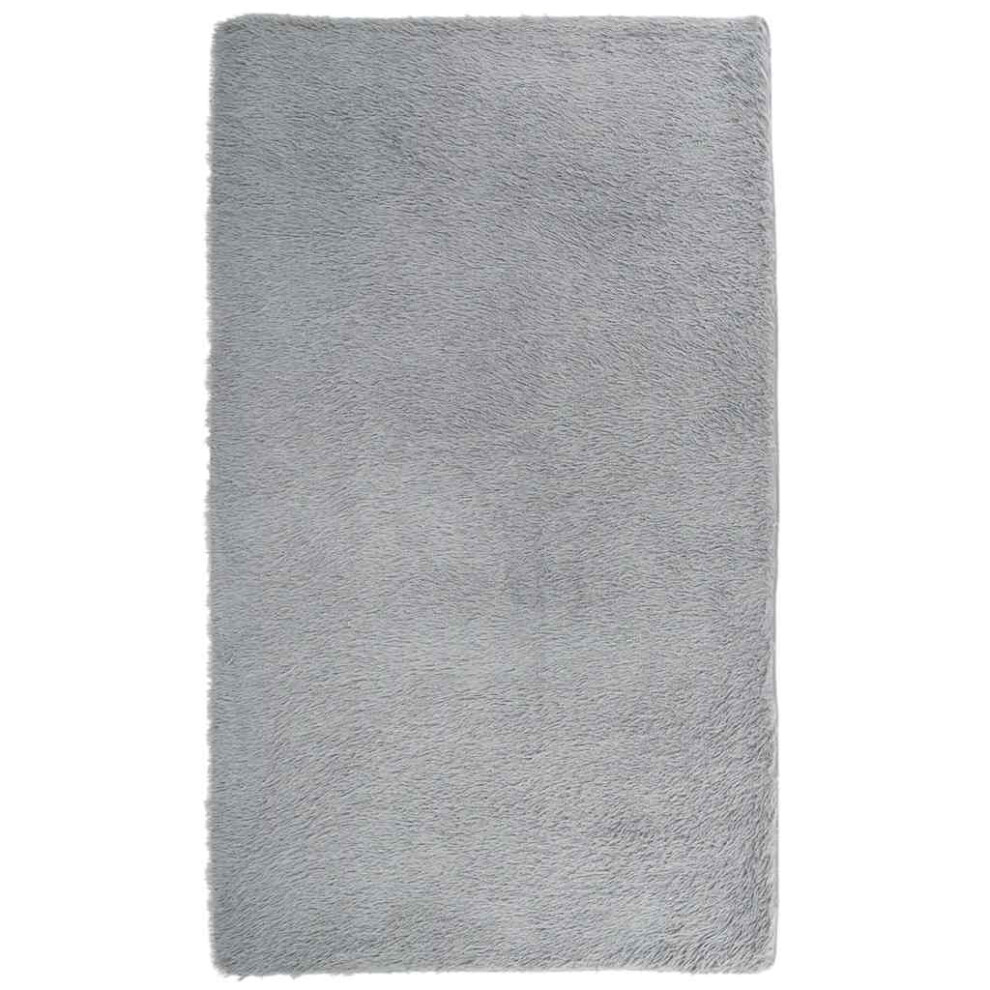 Vidaxl (Light Grey, 60 X 100 Cm) Shaggy Rug High Pile Navarra Polyester Area Rug