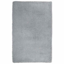 vidaXL Teppich Shaggy Hochflor NAVARRA Hellgrau 130x200 cm Polyester