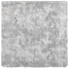 (silver grey, 240 x 240 cm/square) vidaXL Shaggy Rug High Pile NAVARRA Dusty Pink 200x200 cm Polyester Area Rug