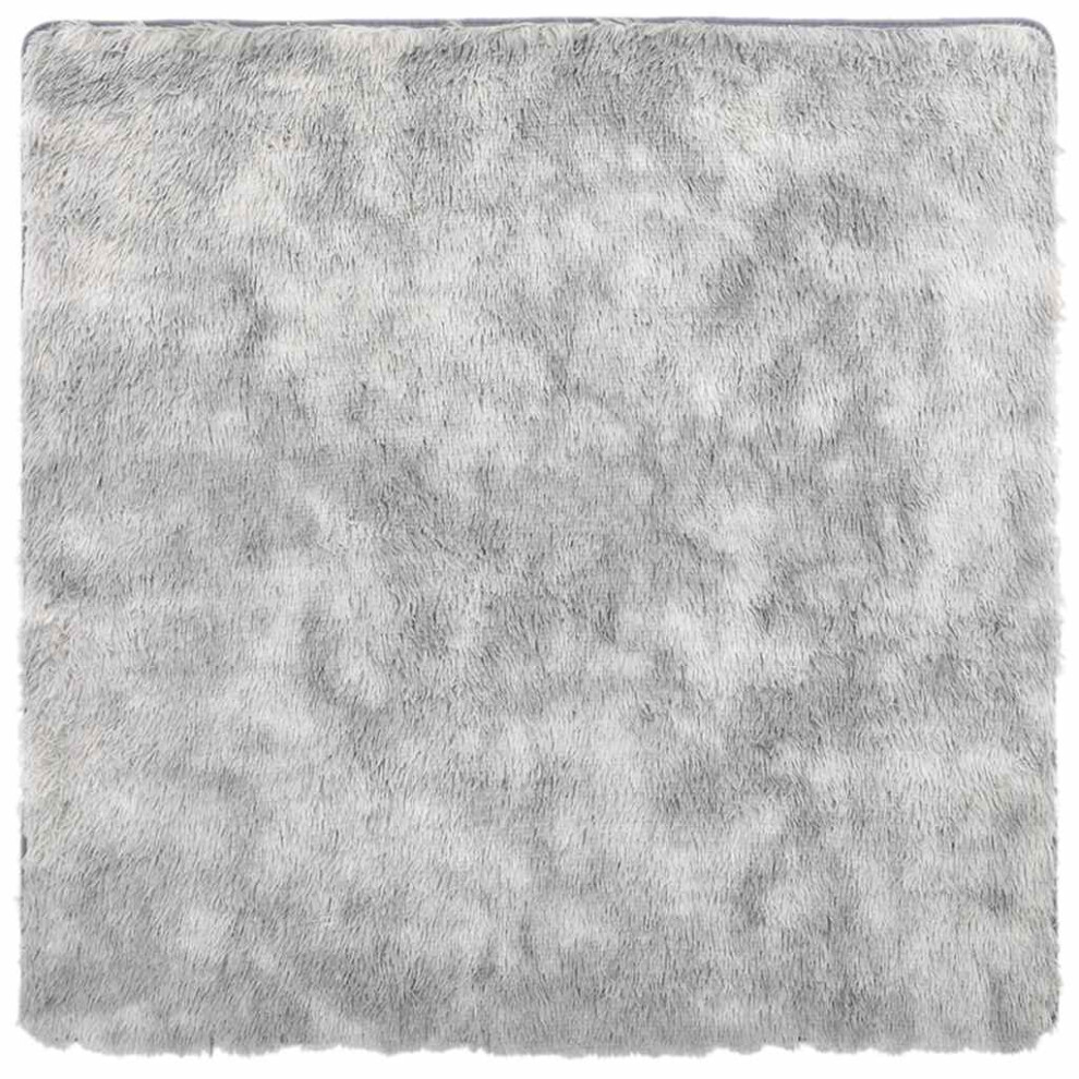 Vidaxl (Silver Grey, 240 X 240 Cm/Square) Shaggy Rug High Pile Navarra Dusty Pink 200X200 Cm Polyester Area Rug