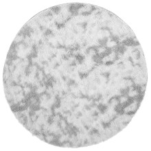 (silver grey, 120 x 120 cm/round) vidaXL Shaggy Rug High Pile NAVARRA Dusty Pink 200x200 cm Polyester Area Rug