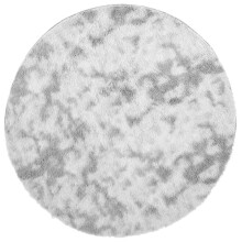 (silver grey, 160 x 160 cm/round) vidaXL Shaggy Rug High Pile NAVARRA Dusty Pink 200x200 cm Polyester Area Rug