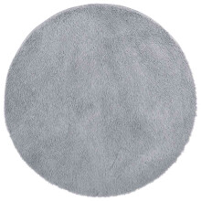 (light grey, 200 x 200 cm/round) vidaXL Shaggy Rug High Pile NAVARRA Dusty Pink 200x200 cm Polyester Area Rug