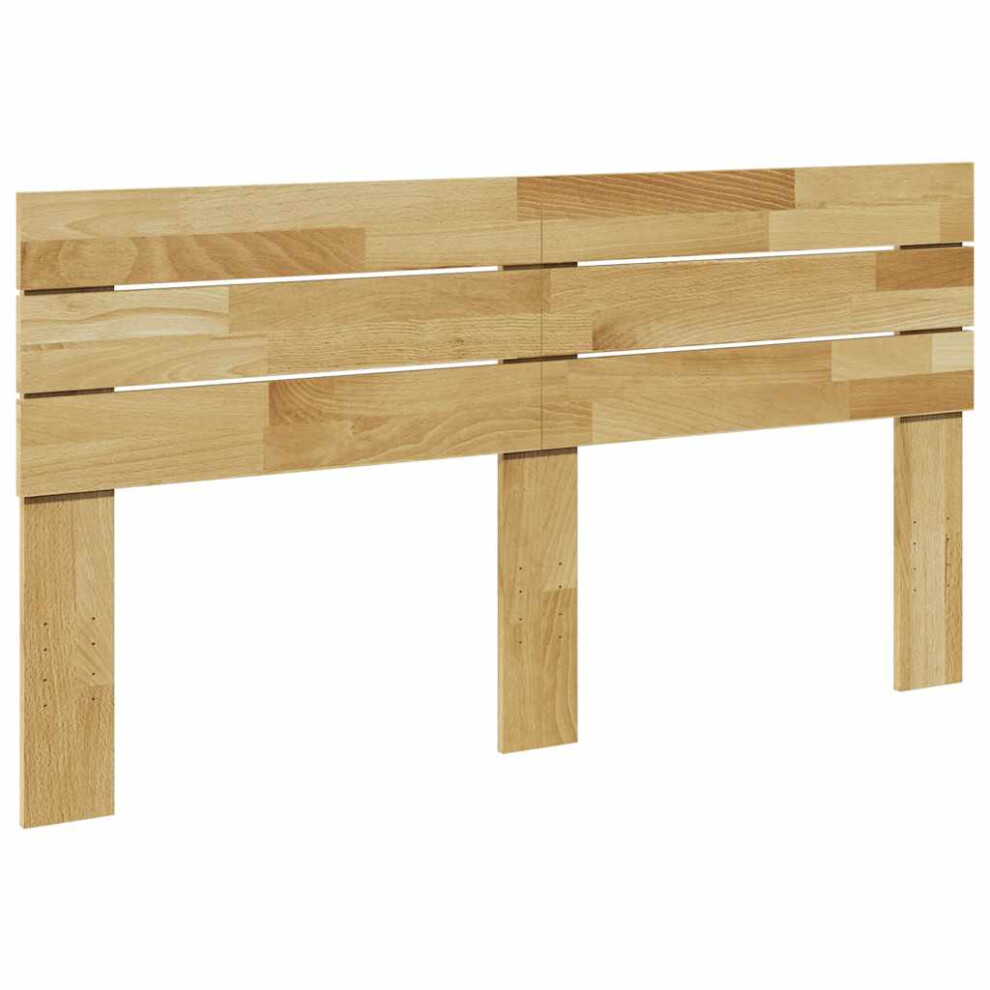 (140 cm) vidaXL Headboard 135 cm Solid Wood Oak bed headboard wooden headboard