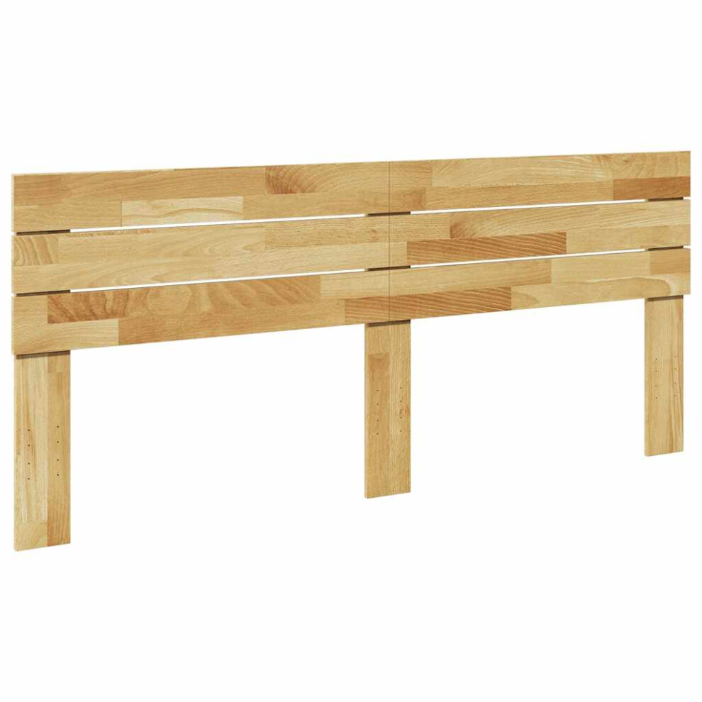 (200 cm) vidaXL Headboard 135 cm Solid Wood Oak bed headboard wooden headboard