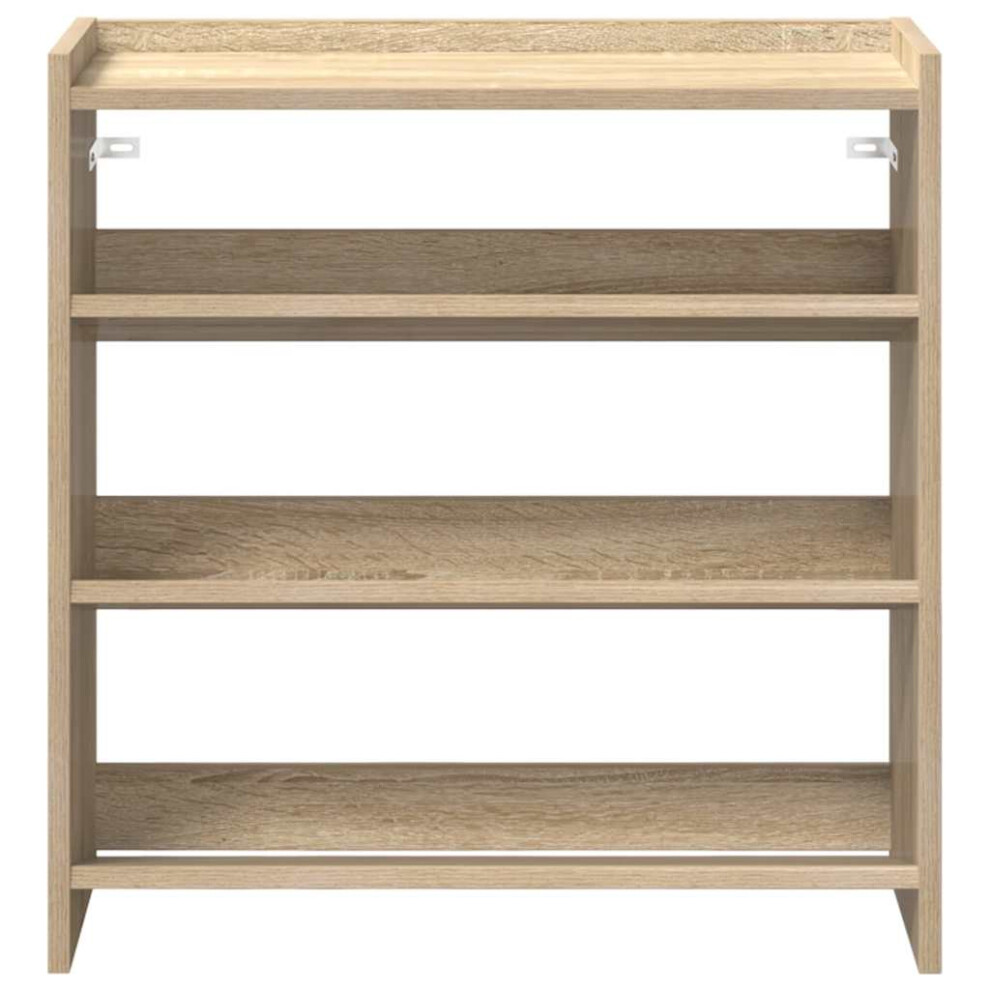 Vidaxl (Sonoma Oak, 62 Cm/ 60 Cm) Shoe Rack Shoe Cabinet Shoe Storage Shelf Hall Cupboard Engineered Wood