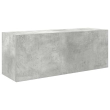(concrete grey, 80 x 25 x 30 cm) vidaXL Bathroom Wall Cabinet Hanging Wall Storage Cupboard Engineered Wood