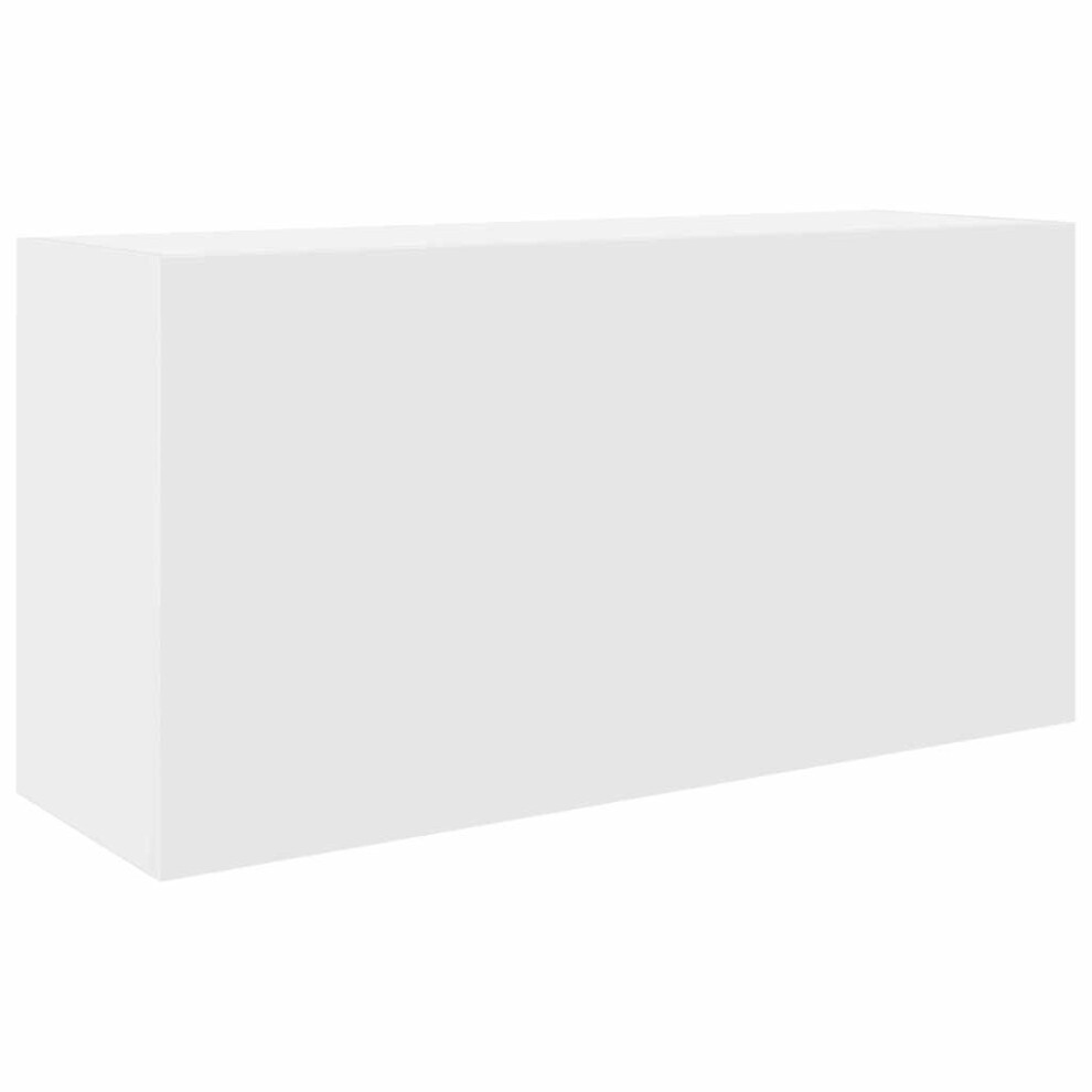 Vidaxl (White, 80 X 25 X 40 Cm) Bathroom Wall Cabinet Hanging Wall Storage Cupboard Engineered Wood