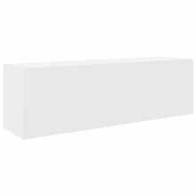 (white, 100 x 25 x 30 cm) vidaXL Bathroom Wall Cabinet Hanging Wall Storage Cupboard Engineered Wood