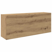 (artisan oak, 100 x 25 x 40 cm) vidaXL Bathroom Wall Cabinet Hanging Wall Storage Cupboard Engineered Wood