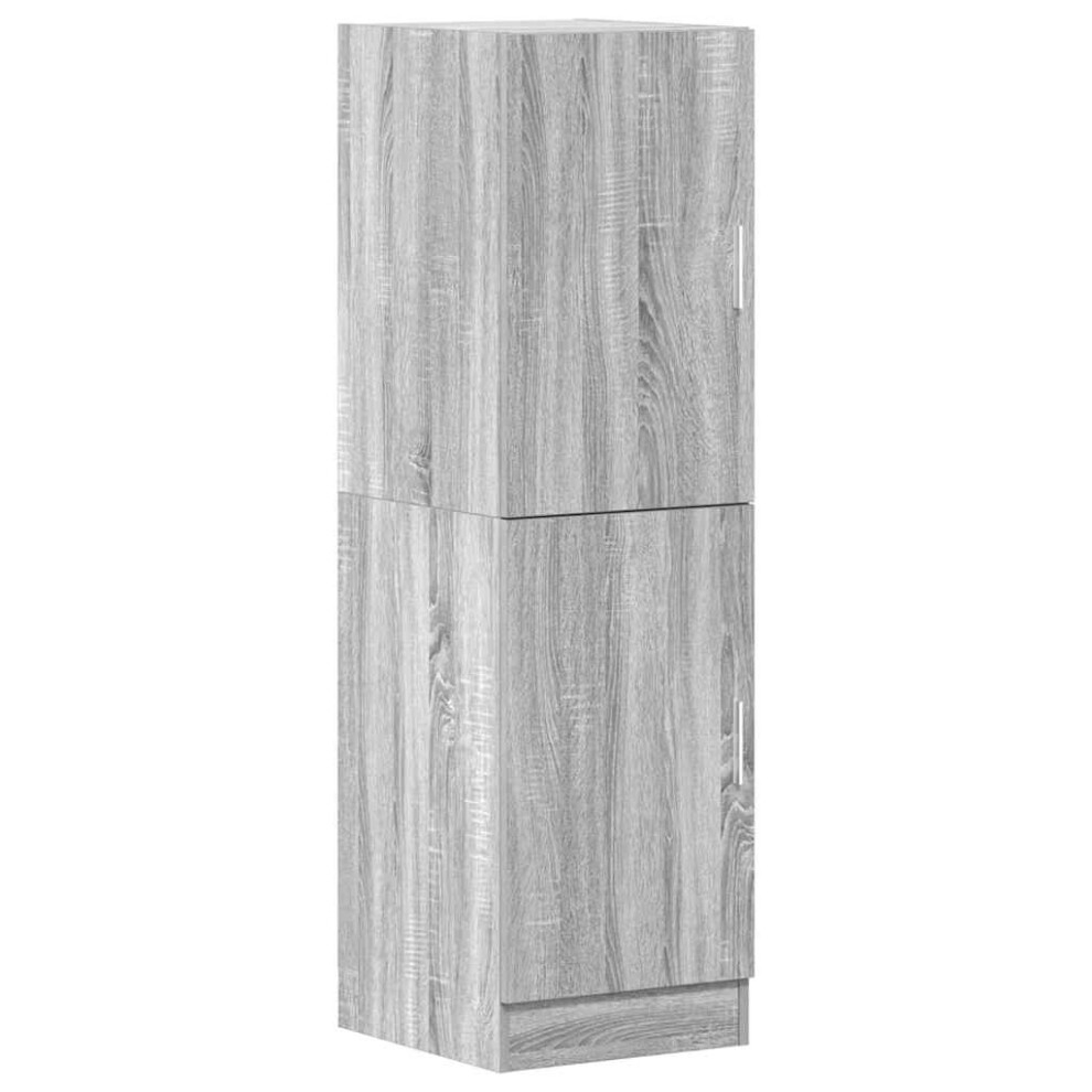 Vidaxl (Grey Sonoma) Kitchen Cabinet Sonoma Oak 38X41.5x131.5 Cm Engineered Wood Cabinet