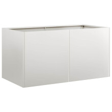 vidaXL Pflanzgefäß 80x40x40 cm Edelstahl