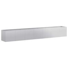 vidaXL Pflanzkübel 280x40x40 cm Verzinkter Stahl