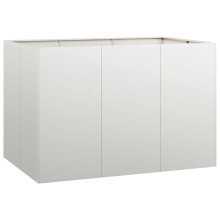 vidaXL Pflanzkübel 120x80x80 cm Edelstahl