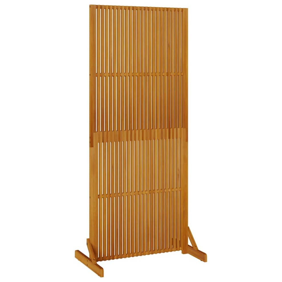 New Vidaxl Privacy Screen Indoor/Outdoor 180.5 Cm Solid Acacia Wood