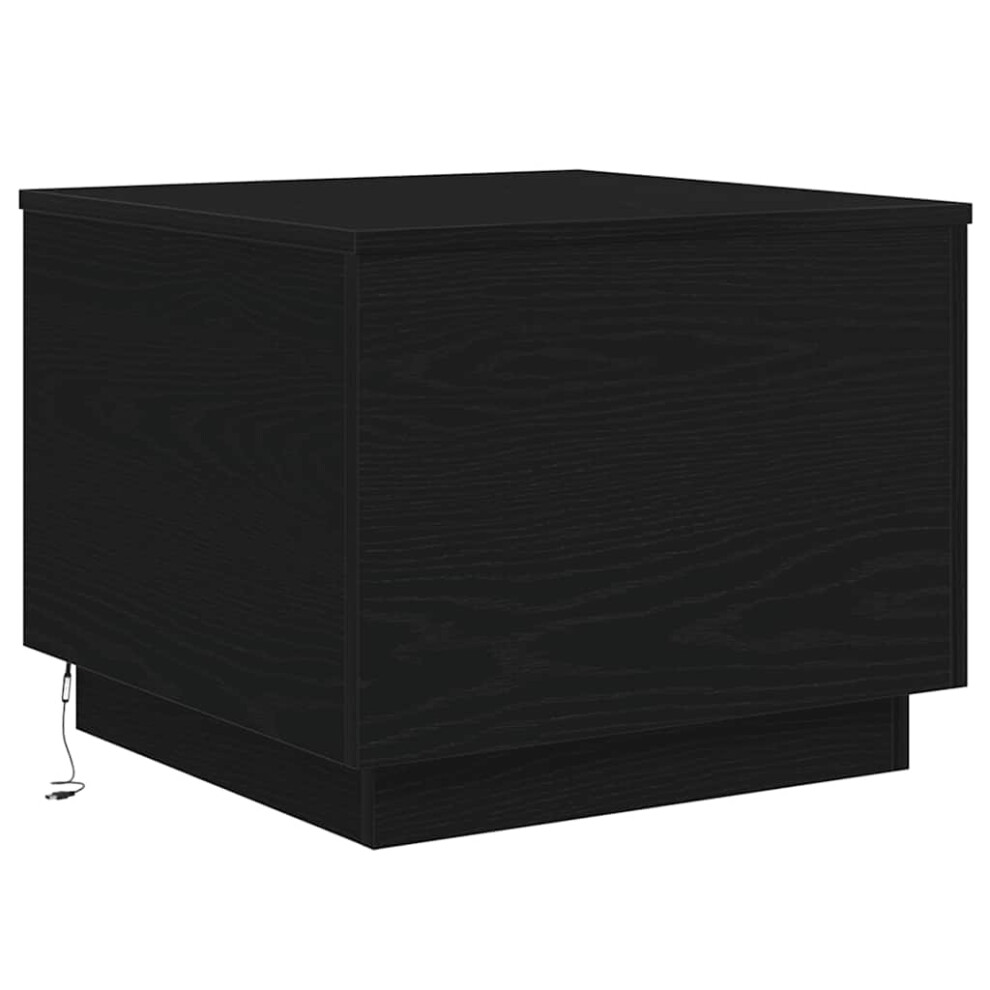 Vidaxl (50 Cm) Coffee Table With Led Lights Hallway End Table Side Tea Sofa Table