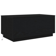 (90 cm) vidaXL Coffee Table with LED Lights Hallway End Table Side Tea Sofa Table