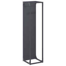 vidaXL Brennholzregal Anthrazit 25x25x100 cm Kaltgewalzter Stahl