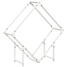 (white, 80 x 25 x 80 cm) vidaXL Firewood Rack Olive Green 60x25x60 cm Cold-rolled steel