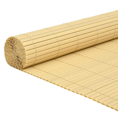 VidaXL vidaXL Gartenzaun Doppelseitig Gelb 1,8x5 m PVC