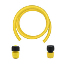 For Garden Hose 5/8 in X 6.5 FT Flexible Hose with Water Stop Joint Straight Joint Kit