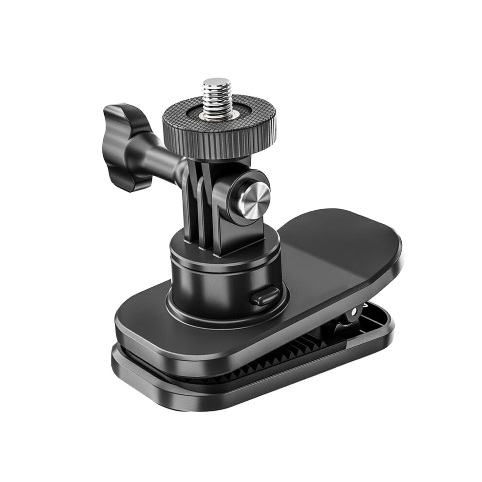Camera Holder Mount Magnetic Backpack Clip Holder Flat Fixed Bracket Mount Clamp For Insta360 X4 / X3 / X2 / Go3 Action Thumb Camera 820064738851