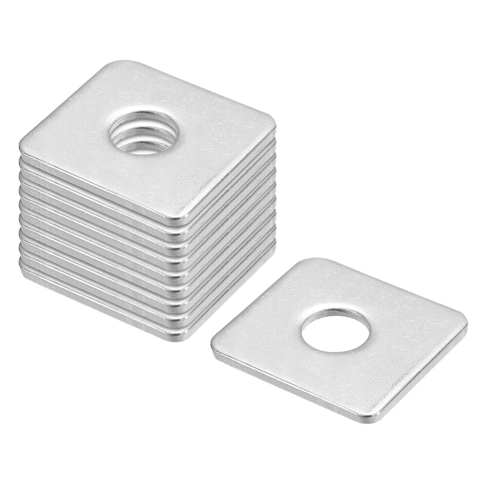 Square Washer, 30Pcs M10x30x30x3mm 304 Stainless Steel Square Plate Washers Flat Pad Spacer Gasket For Hardware Fastener 820064738844