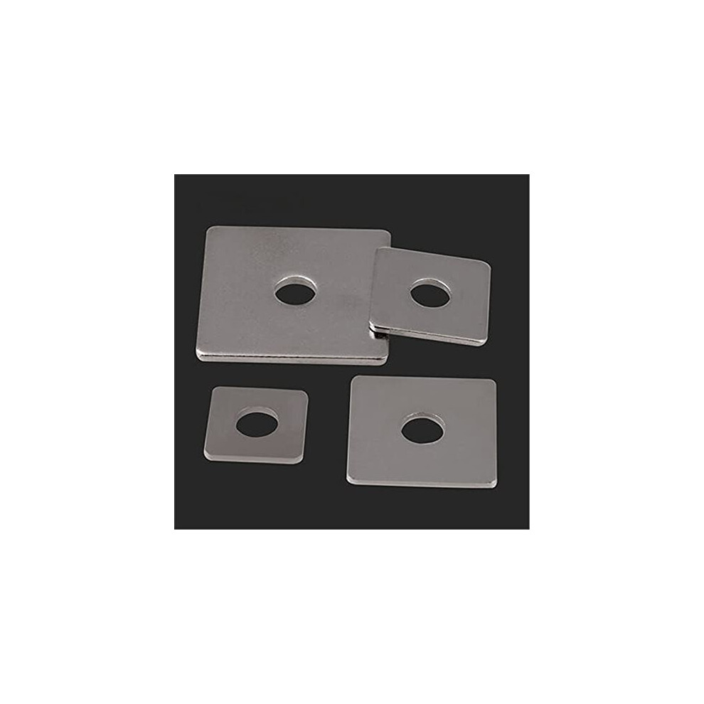 Xuhuhuflat Washers 304 Stainless Steel Square Gasket Square Washer M3 M16 For Screw Hardware Lock 820064738929